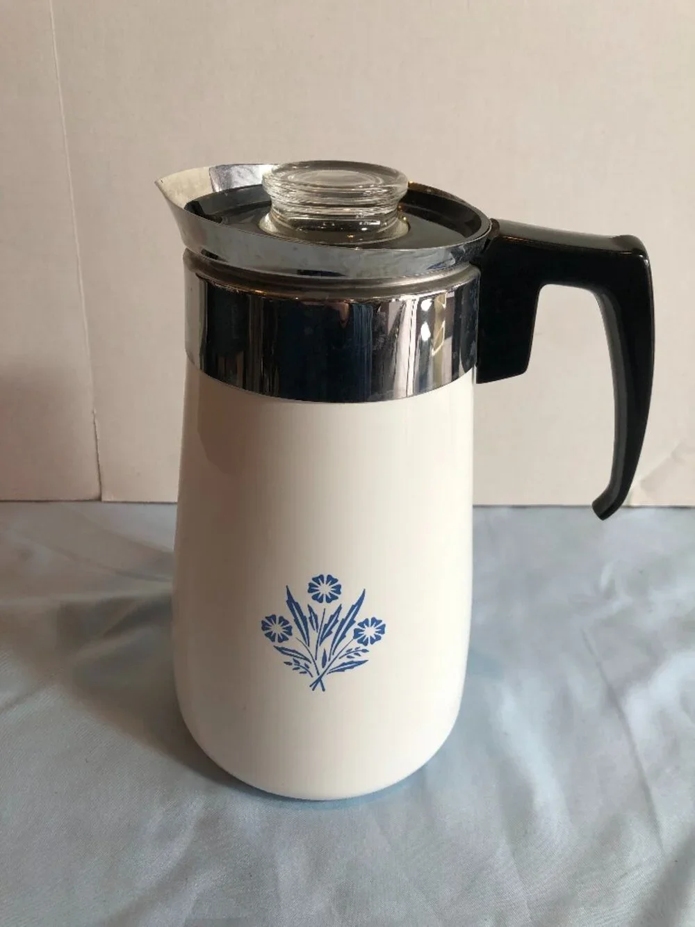 Corningware 9 Cup COFFEE TEA POT Cornflower - LID & POT ONLY #F77